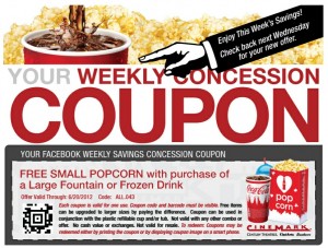 Cinemark Theaters on Cinemark Coupon 300x227 Cinemark Theater Weekly Coupon  Free Small