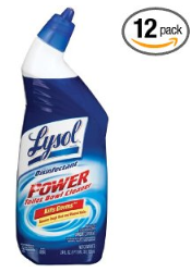 lysol power cleaner deal Lysol Toilet Bowl Cleaner (24 oz) $1.63 shipped 