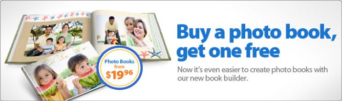 walmartb1g1 free photo book offer Walmart: B1G1 FREE Photo Books!