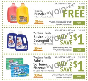Ridley's ecoupons Sep 4 Ridleys ecoupons Sep 4 300x274 Ridley’s Family Market: Weekly eCoupons for September 4 10 (FREE Tampico Punch!)