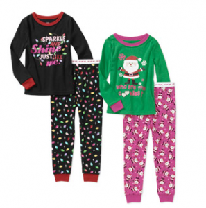 2 pack christmas jammies 297x300 Girls 3 Piece Jammies: Starting at $6!