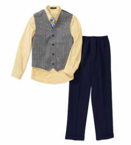 4 piece dress suit 271x300 Boys Dress Shirt and Tie Set: $8.97 Shipped!