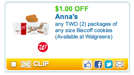 Annas Coupon Deal Walmart – Anna’s Biscoff Cookies Just $0.78 with Coupon (was $1.28)