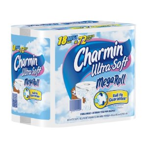 charmin Amazon: Charmin Ultra Soft Mega Rolls, 72 Rolls Only $18.24!