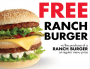 free ranch burger 90x69 BOGO FREE Ranch Burger at Arctic Circle!