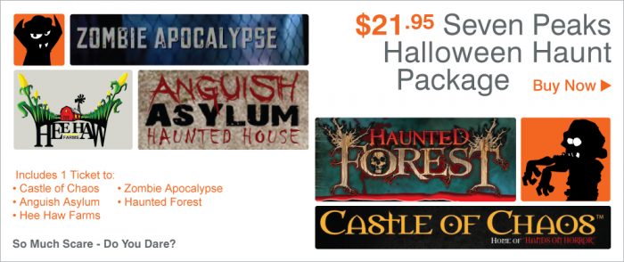 halloween haunts 2 Seven Peaks Halloween Haunt Package: Only $21.95!
