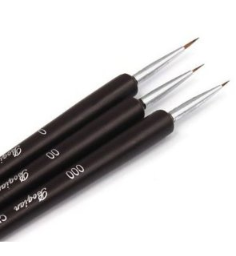 nail art brushes Nail Art Brushes   (pack of 3) $1.43 shipped