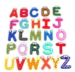 wooden alphabet letters wooden alphabet letters 300x285 Magnetic Wooden Alphabet $2.98 shipped!