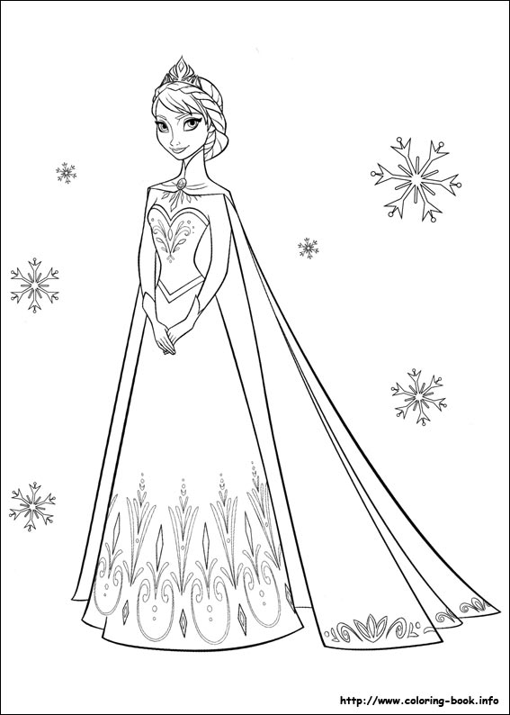 477 Simple Free Frozen Coloring Pages To Print with Printable