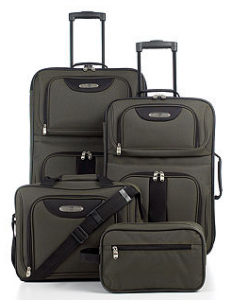 macy's luggage clearance