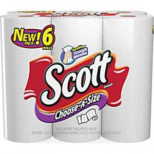 scott choose a size paper towel staples deal