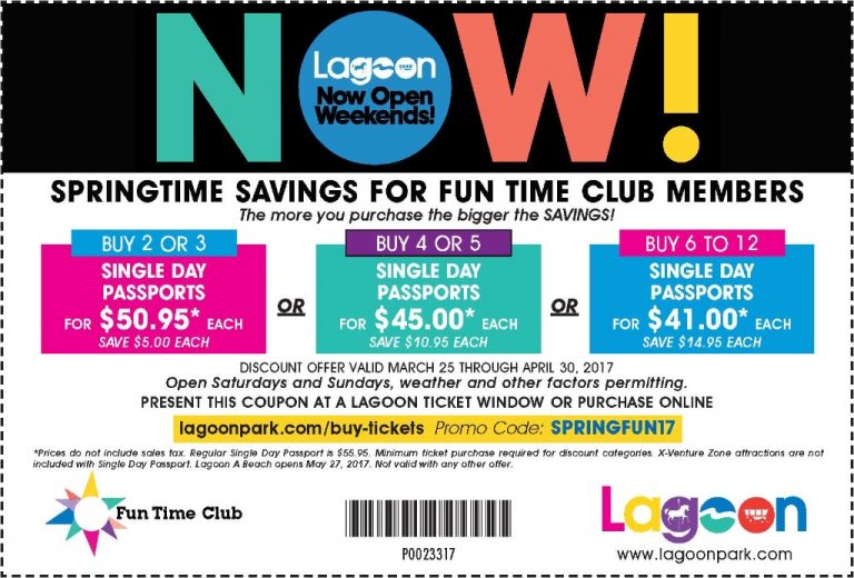 Lagoon Discounted Tickets! *Open This Weekend* Utah Sweet Savings