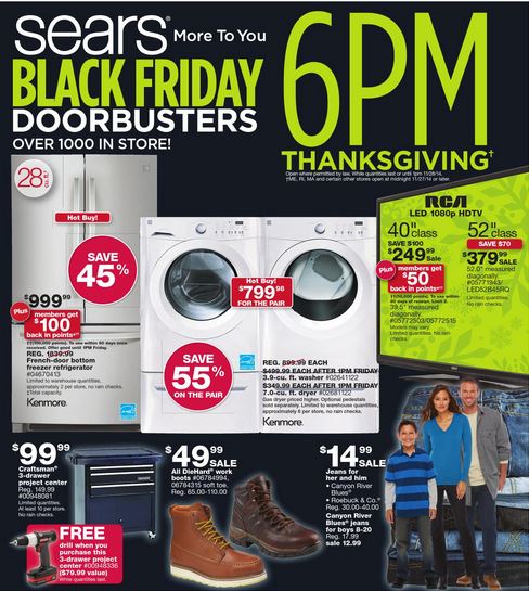 sears black friday ad Sears Black Friday Ad! *Shop Your Way Members Shop Nov. 20 21!*