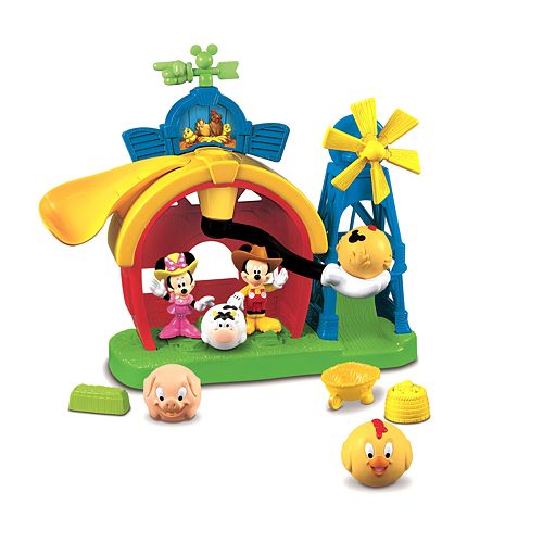 Disney Mickey Mouse Friends Barnyard Farm Playset By Fisher