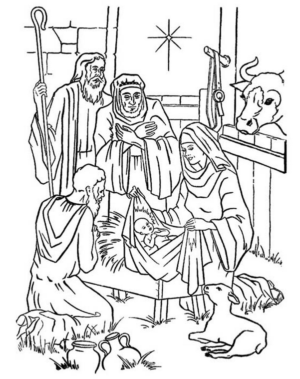 12 FREE Nativity Coloring Pages + 35 Christmas Coloring Pages! | Utah ...