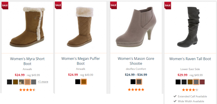 payless shoes women's winter boots