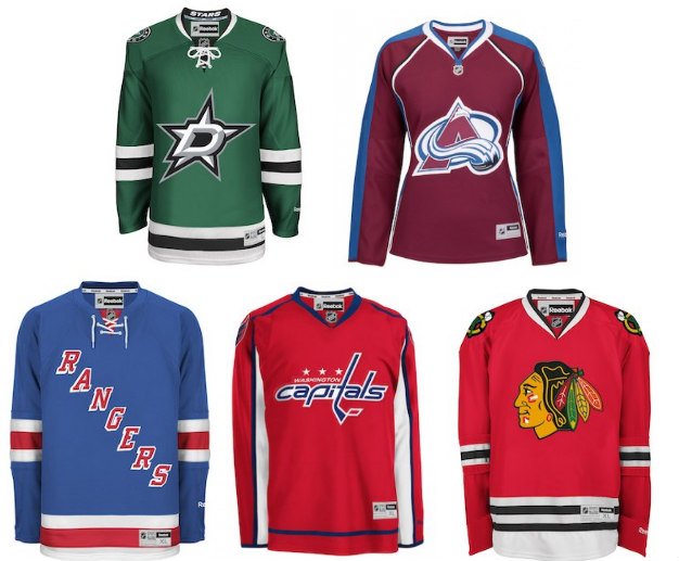 reebok official licensed jersey