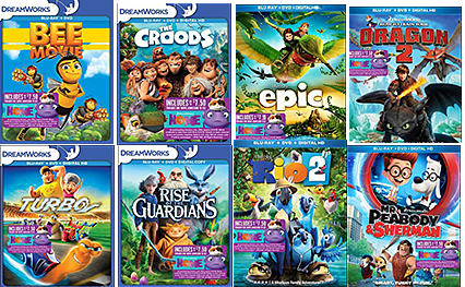 DreamWorks Blu-ray Children Movies Starting at $7.99, PLUS Get $7.50 in ...