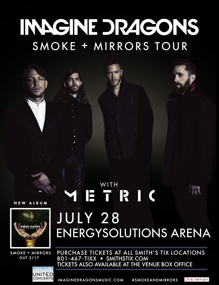 Flash Giveaway: Pair of Tickets to Imagine Dragons Concert on Tuesday ...