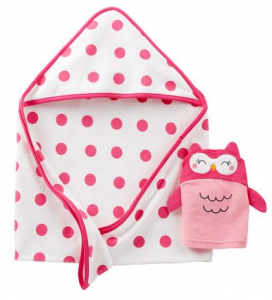 carters baby towel set