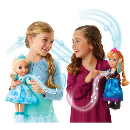 elsa and anna singing dolls asda