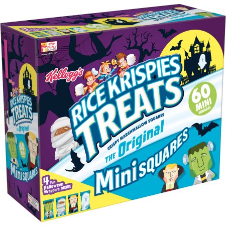 Marshmallow rice krispies halloween