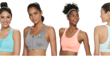 kohls fila sports bra