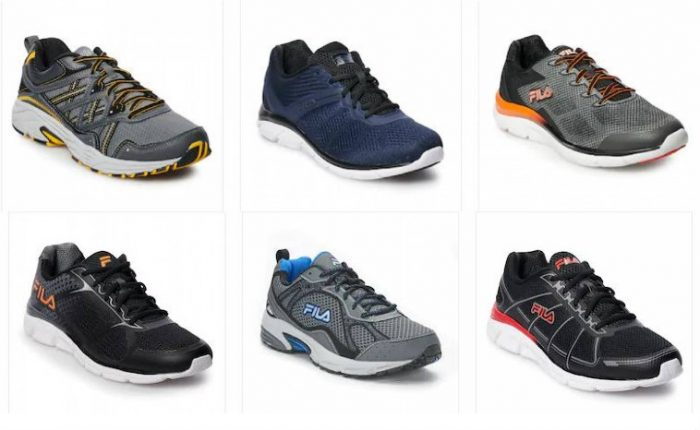 kohls fila mens shoes