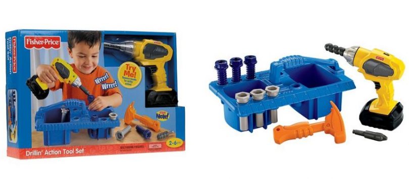 fisher price drilling action tool set