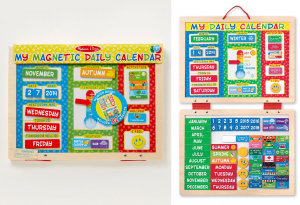 melissa & doug my first daily magnetic calendar stores