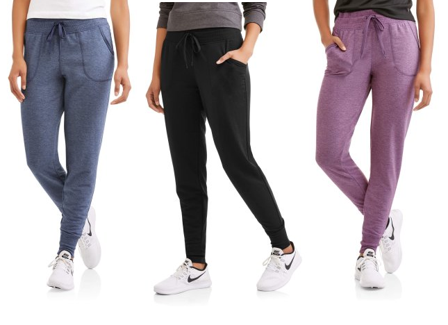 danskin now women's core active french terry jogger