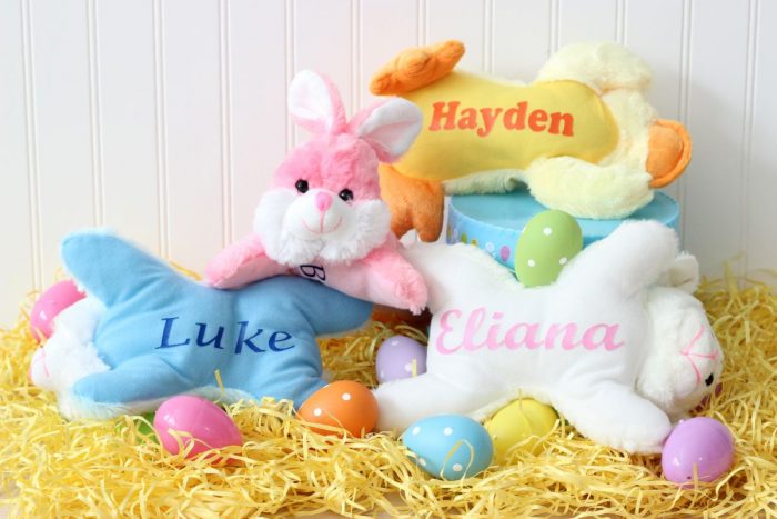 personalized easter plush