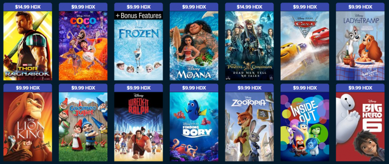 Disney Digital Movies Only $9.99! Moana, Frozen, Cars 3, Coco, and more ...