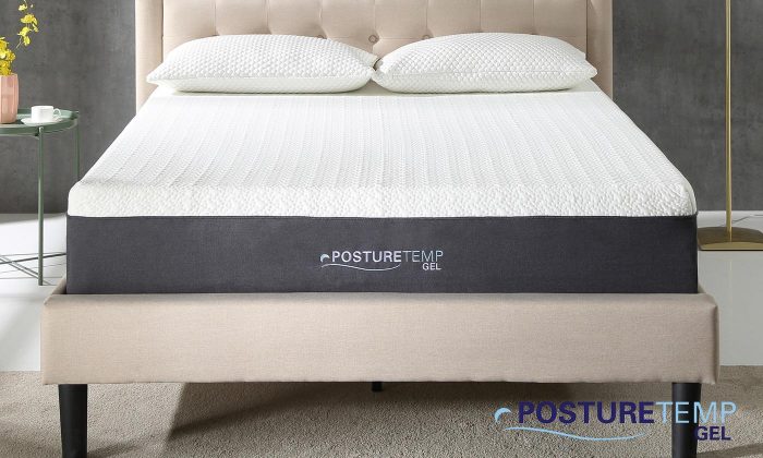 posturetemp 12 cool gel memory foam mattress