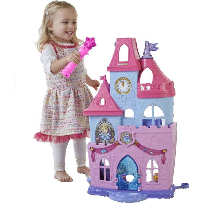 little people princess castle with wand