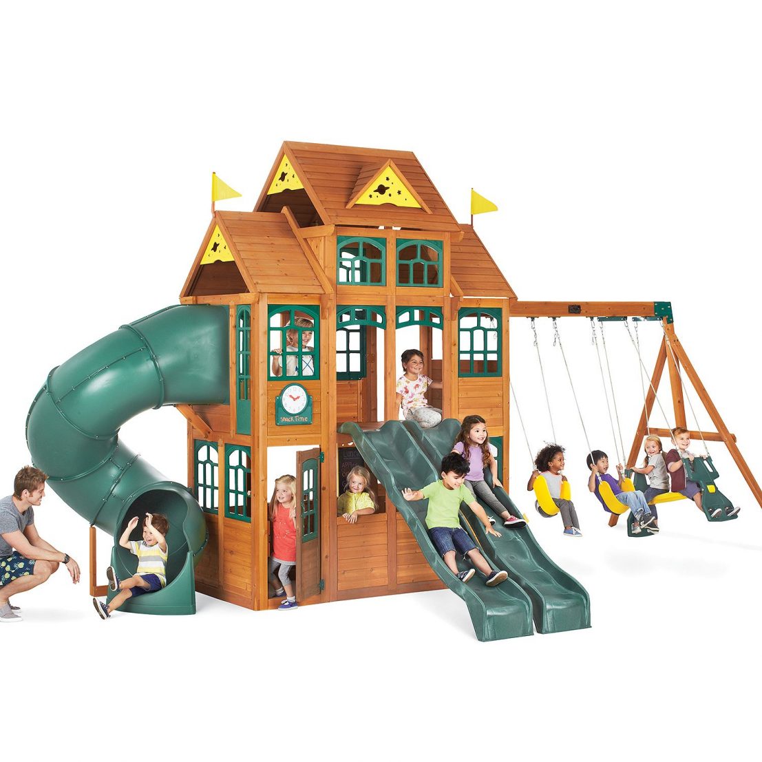 KidKraft Falcon Ridge Swing Set For 1 799 Shipped Reg 2599 Utah   Falcon Ridge Swing Set 1107x1107 