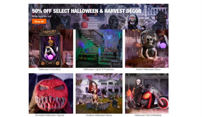  Home Depot 50 Off on Halloween Decor Utah Sweet Savings