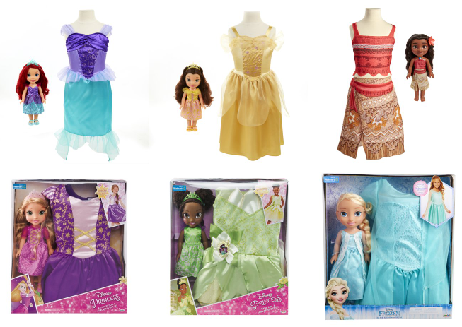 disney princess doll with matching dress