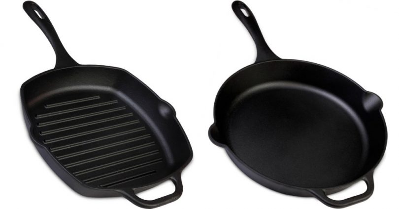 sedona set of 2 aluminum fry pans