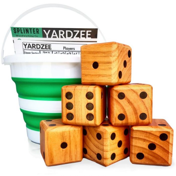 Yardzee & Yard Farkle Giant Yard Dice Set for 41.92