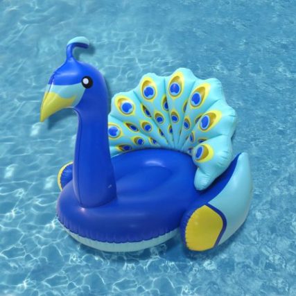 peacock water float