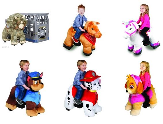 paw patrol 6 volt ride on plush