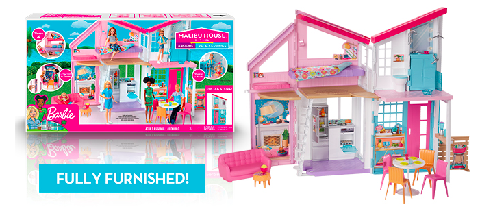 barbie malibu house walmart