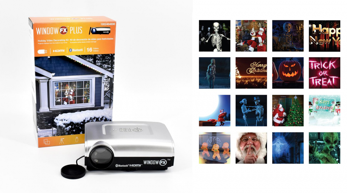 Window FX Plus Projector Holiday Video Decorating Kit for $22.49 (Reg