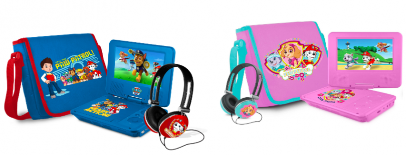 paw patrol dvd player set