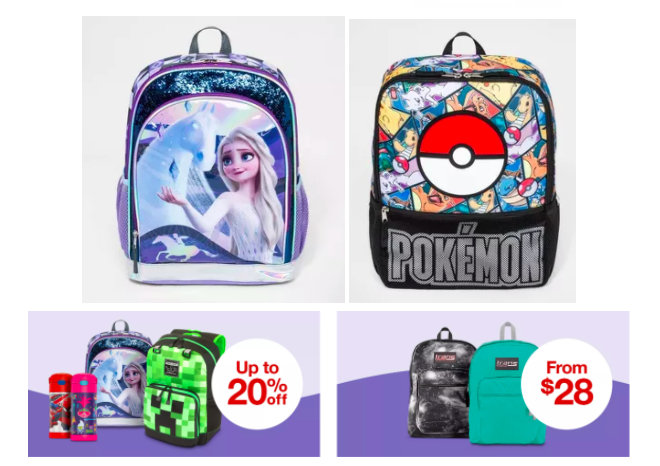 jansport character backpacks