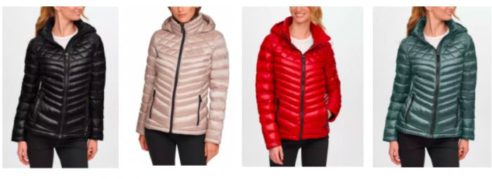Calvin Klein Shine Hooded Packable Down Puffer Coat for $69.99 (Reg ...