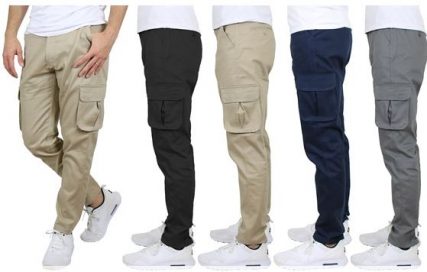 Wicked Stitch Mens AsstFlex Stretch Cargo Pants 2 Pack for $22.99 (Reg ...