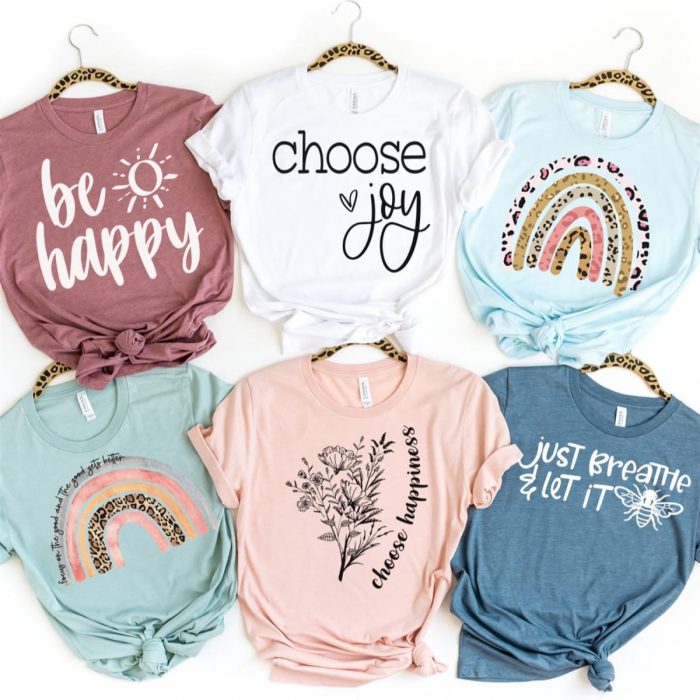 Choose Joy and Be Happy Tees for only $18.99 (Reg. $40) + Free Shipping ...