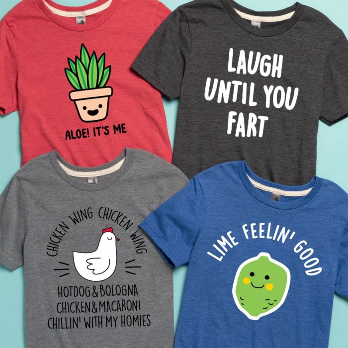 Toddler & Youth Funny Graphic Kids Tees for $11.99 (Reg. $16.99) + Free ...